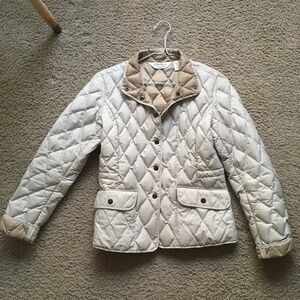 Women’s Eddie Bauer Beige Puffer Down Jacket